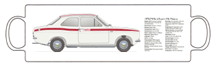 Ford Escort MkI Mexico 1970-74 (Red) Mug 2